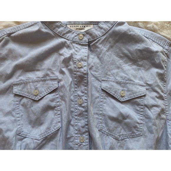 NWOT Athleta Derek Liam IOC Short Sleeve Button Down Shirt Small - Picture 9 of 12